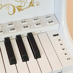 اسباب بازی پیانو طرح دار کودک با صندلی و میکروفون JOURNEY OF MUSIC_اسباب بازی موسیقی